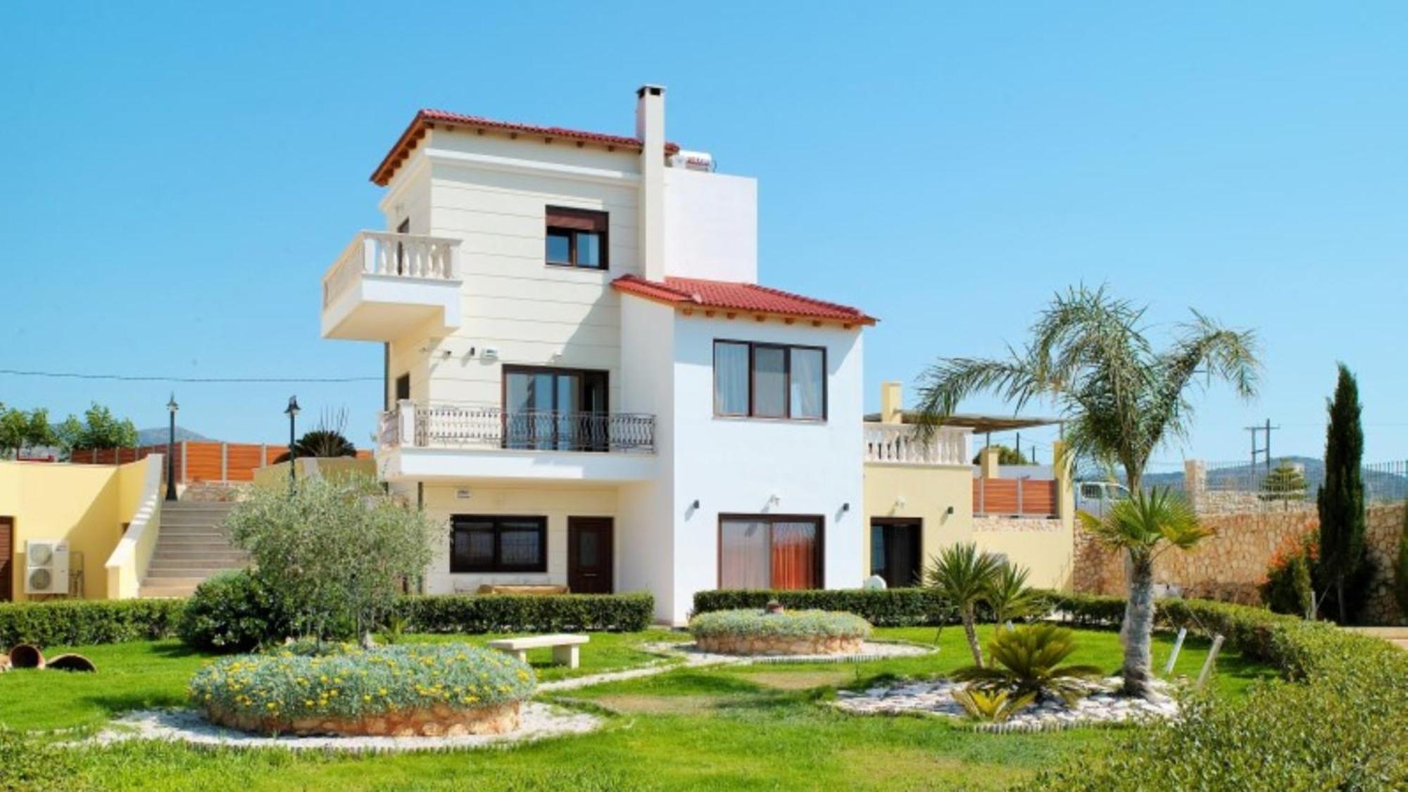 Sunshine Villa With Private Pool By Estia 헐소니소스 외부 사진